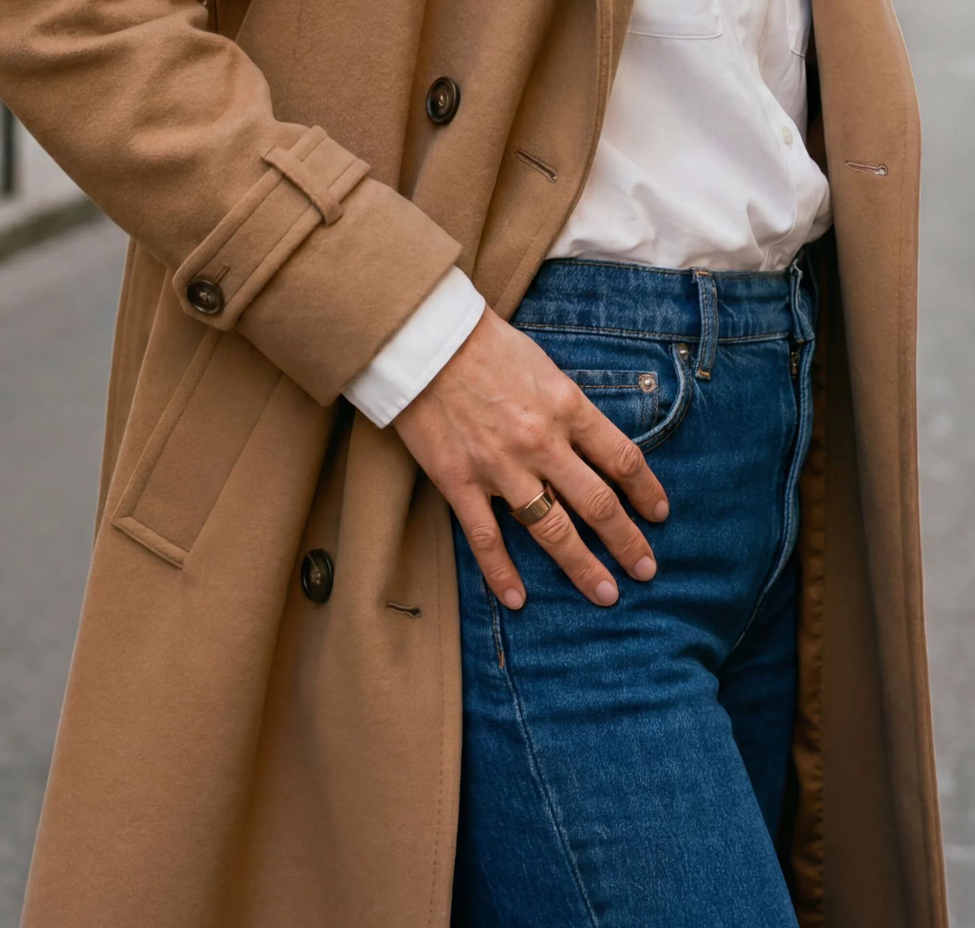 Circular Ring 2 in Rose Gold