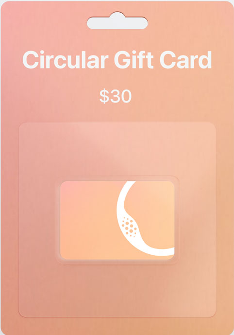 Circular Gift Card