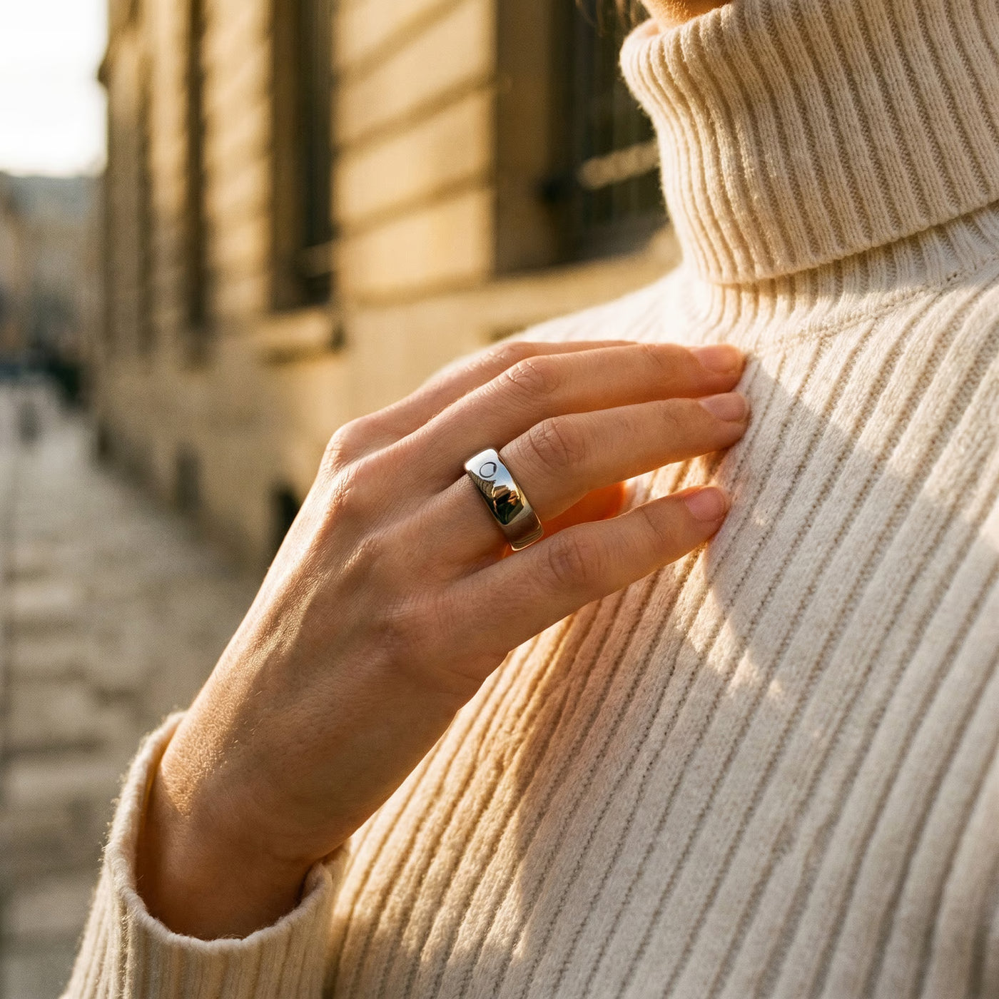Circular Ring 2 in Silver