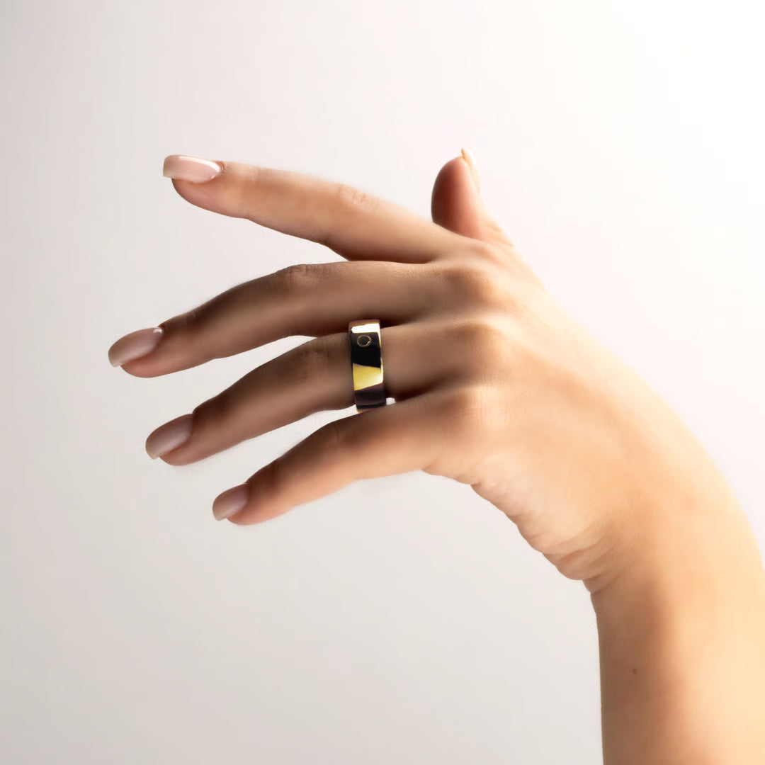 Circular Ring 2 in Gold